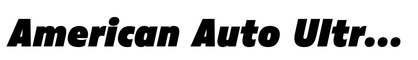 American Auto Ultra Italic